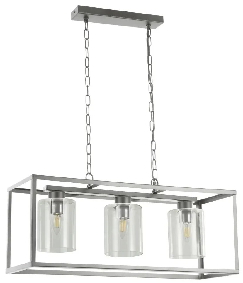 Lustra suspendata metal stil industrial decorativ Belle 3L