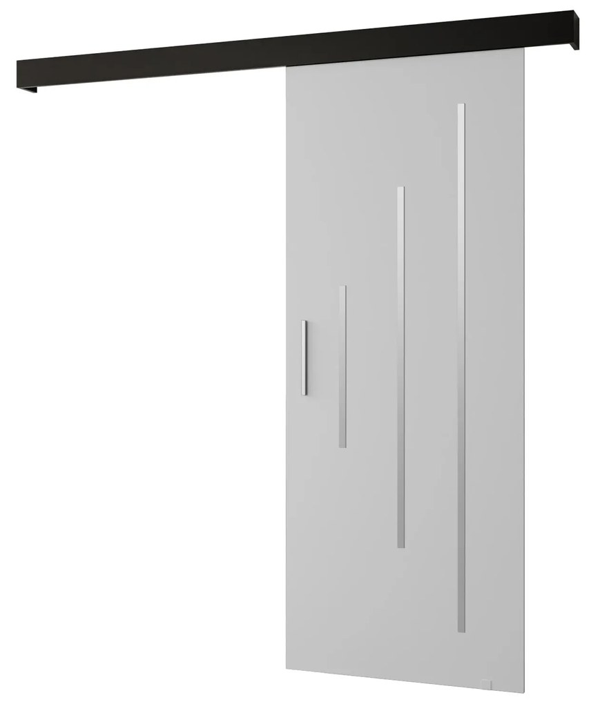 Uși culisante 70 cm Slavdro 3 (alb mat + negru mat). 1108766