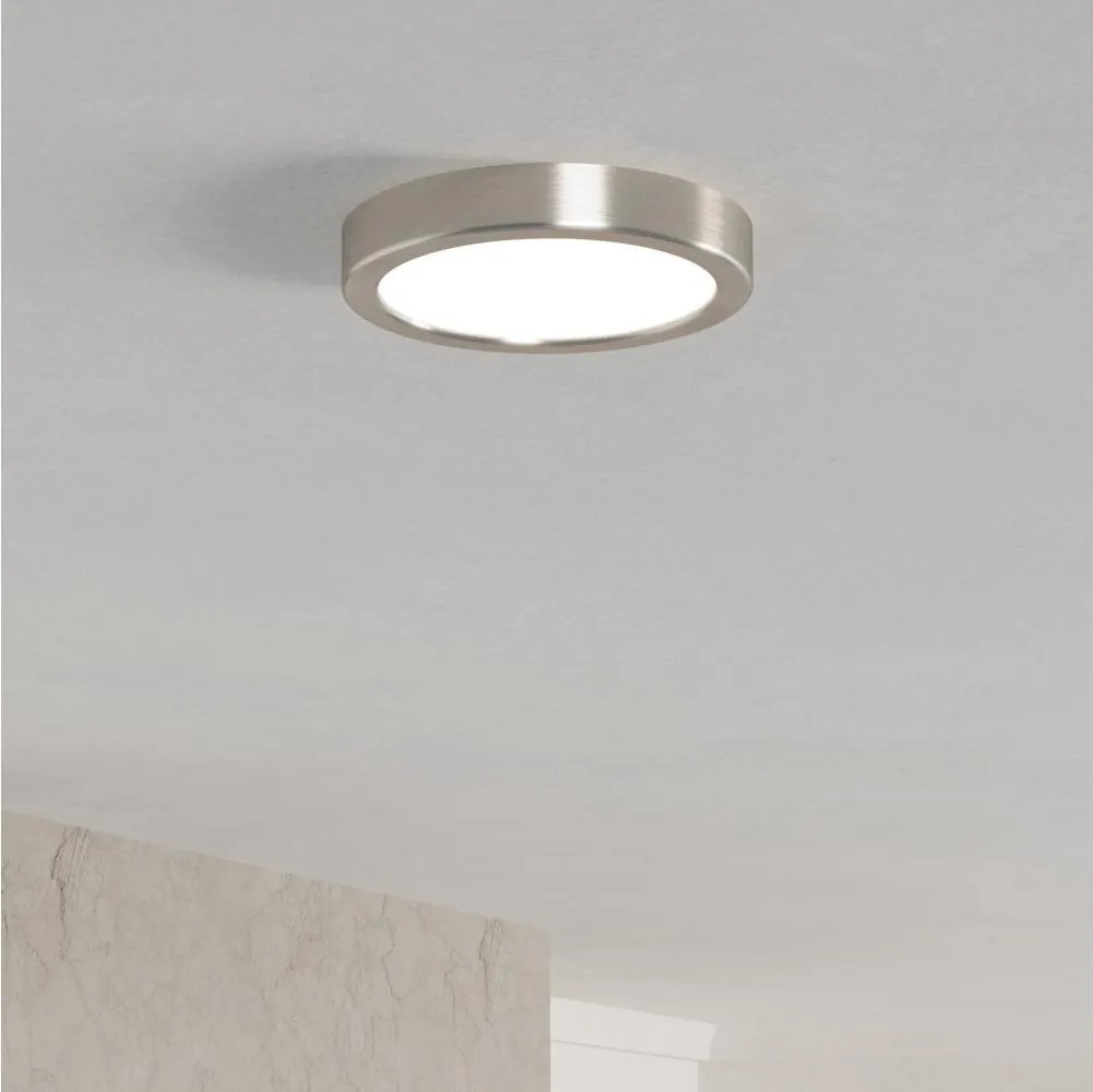 Eglo 901315-LED Lampă de tavan FUEVA LED/7,5W/230V 2700/4000/6500K Ø16,6 cm crom