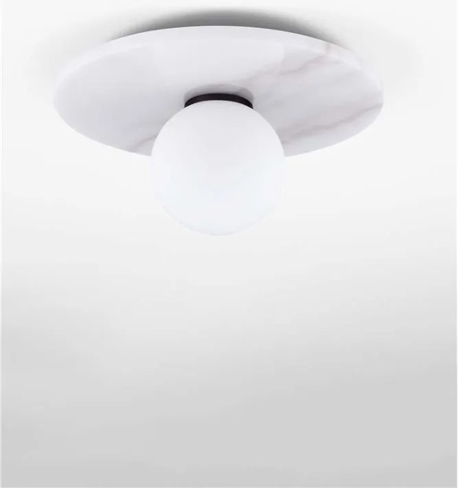Plafoniera stil minimalist IDOR alb/opal