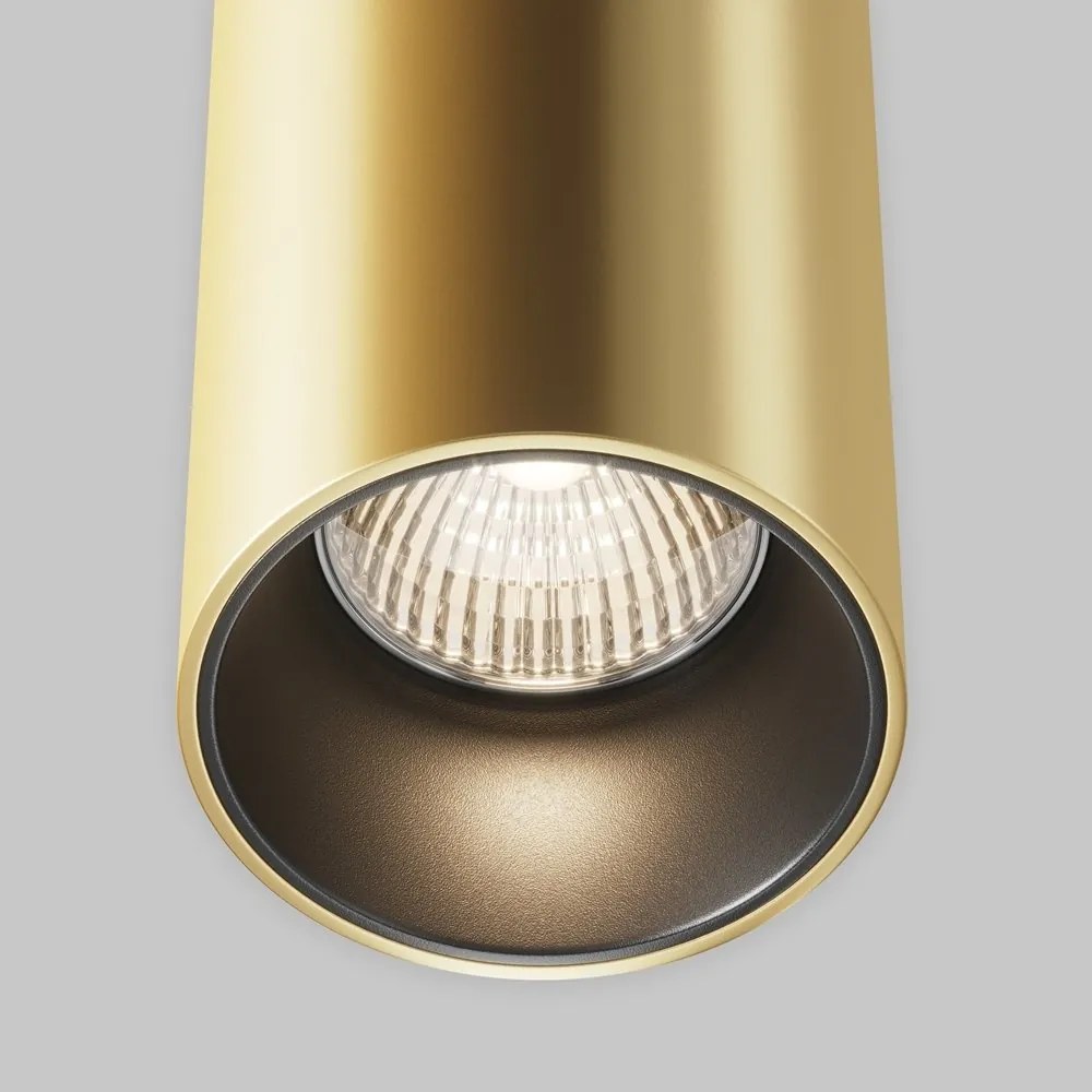 Pendul LED iluminat design tehnic Efir D-10,5cm 33W auriu