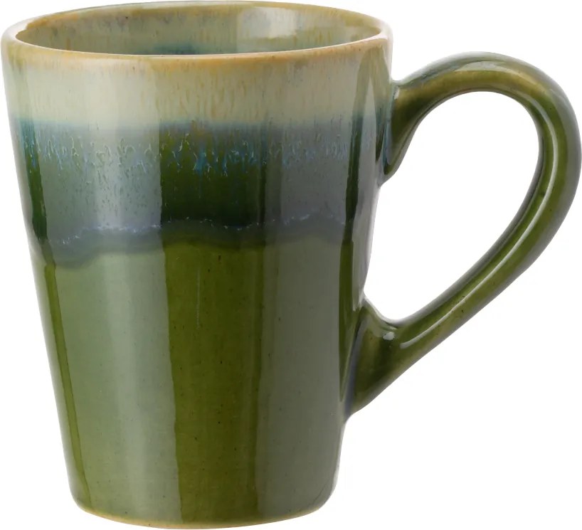 Set 2 Cani Infinity Green 300ml (Glazura Reactiva Verde-Albastru-Bej-Alb)