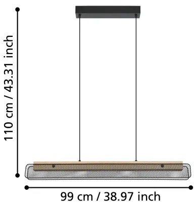 Lustră LED RGBW dimabilă Eglo 900702 KOKOMO-Z LED/34W/230V
