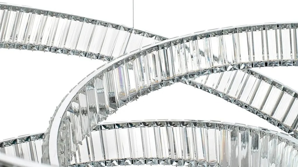 Lustra LED moderna design deosebit CHARMES 80 crom