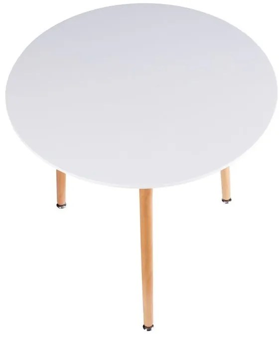 Masă rotundă ANELLO TRIPLE WHITE 60cm
