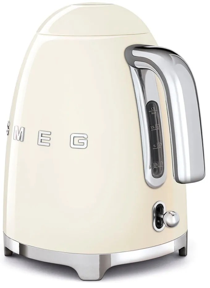 Fierbător SMEG 50's Retro Style, cream - alb
