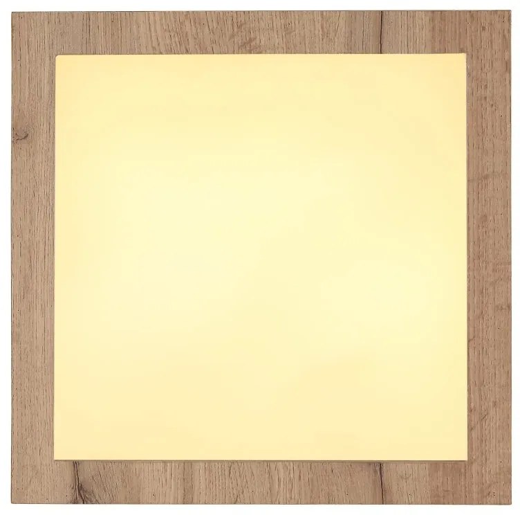 Plafoniera LED cu efect de lemn XAVVI