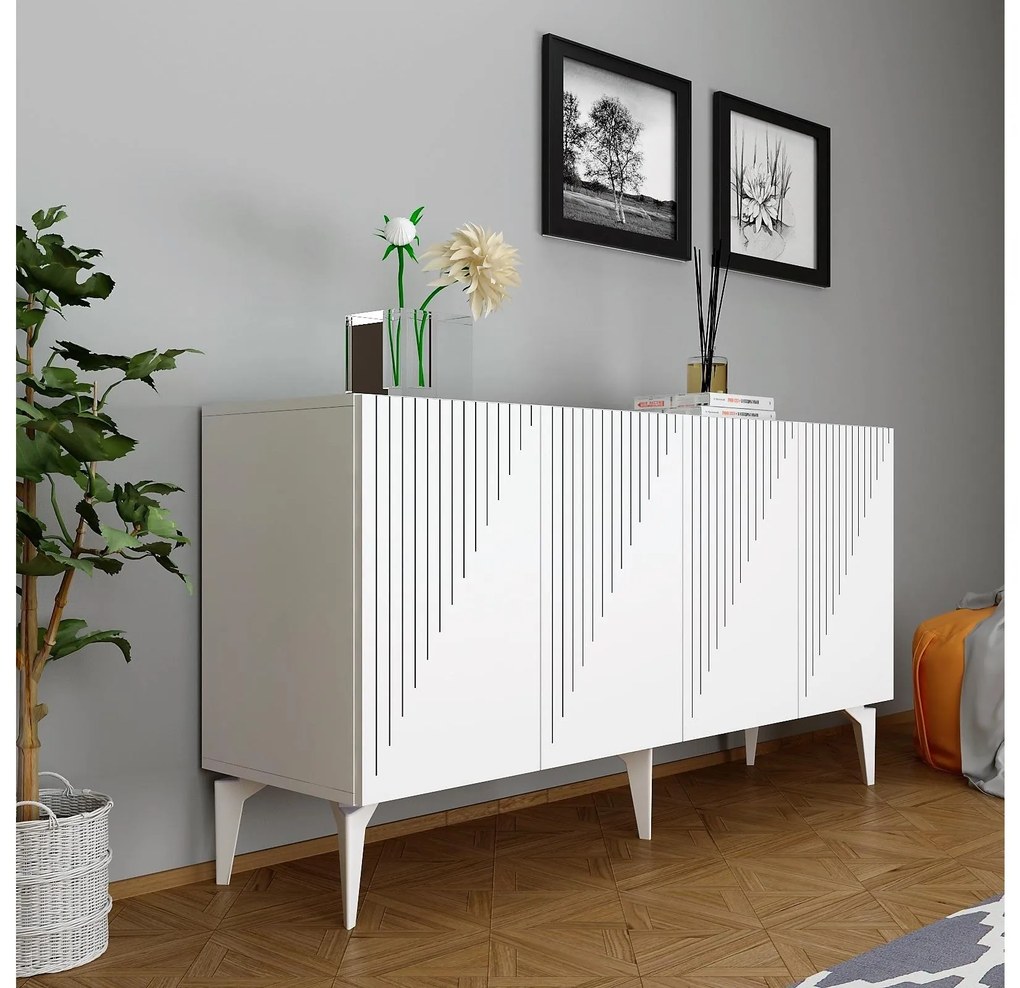 Dulap Tomune 2 (alb + negru) . 1093405