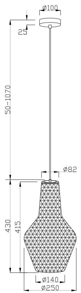 Pendul Tommy Maytoni E27, Negru, P055PL-01B, Germania