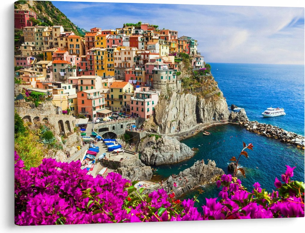 Tablou - Satul italian Manarola (70x50 cm)