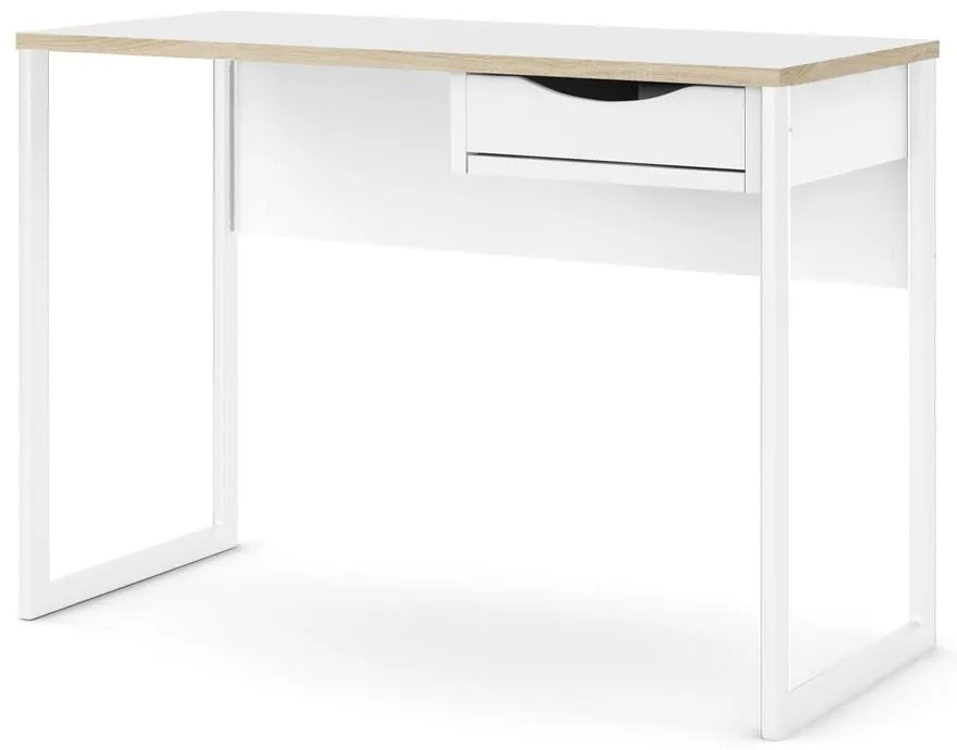 Birou Tvilum Function Plus, 110x48 cm, alb