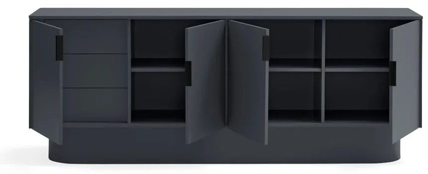 Comodă gri antracit 200x77,5 cm Totem – Teulat