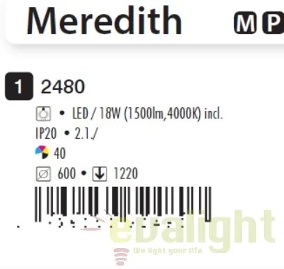Lustra LED suspendata design modern Meredith 2480 RX