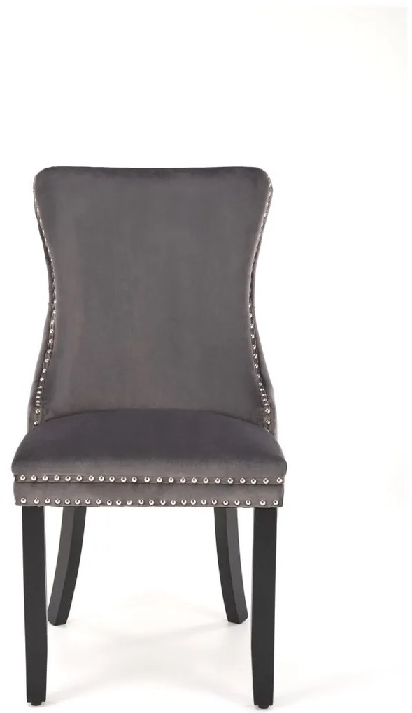 Scaun Alda velvet gri H95 cm