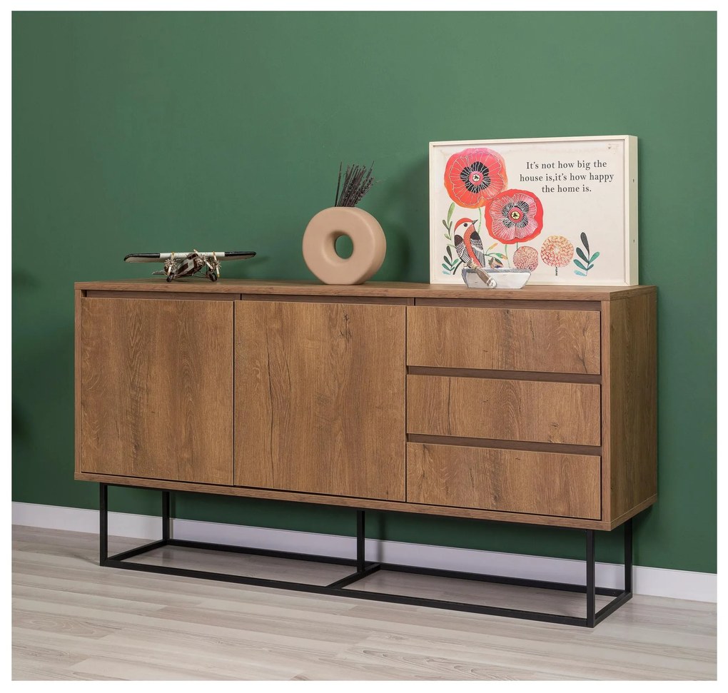 Mobilier living Lexuna 20 (Nuc + Negru). 1089110