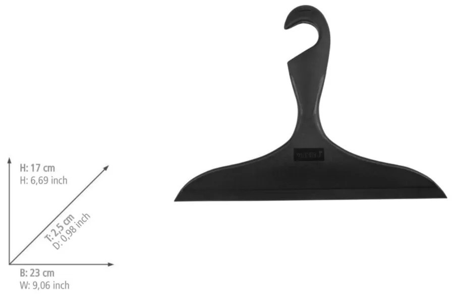 Racletă neagră 23 cm Loano – Wenko