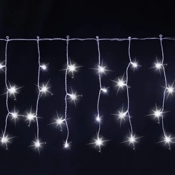 Aigostar - Ghirlandă LED de Crăciun pentru exterior, 200 LED, 8x0,4 m, IP44, alb rece