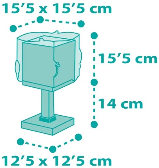 Lampă pentru copii MERMAIDS 1xE14/60W/230V Dalber 63441