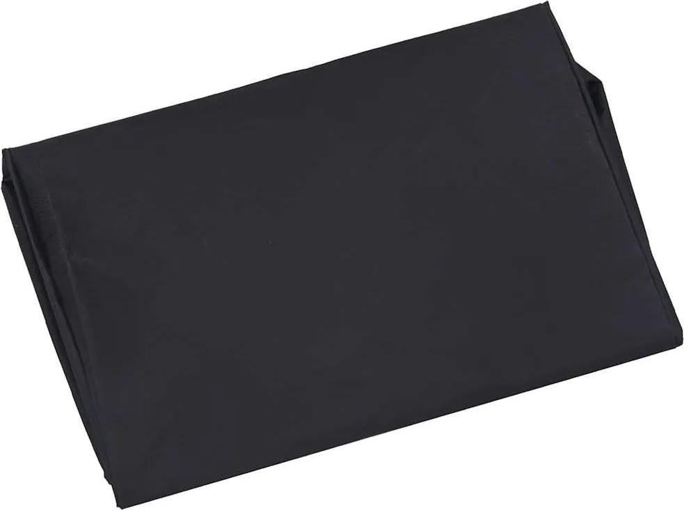 vidaXL Căptușeală cărucior grădină, negru, 81x41x21 cm, textil