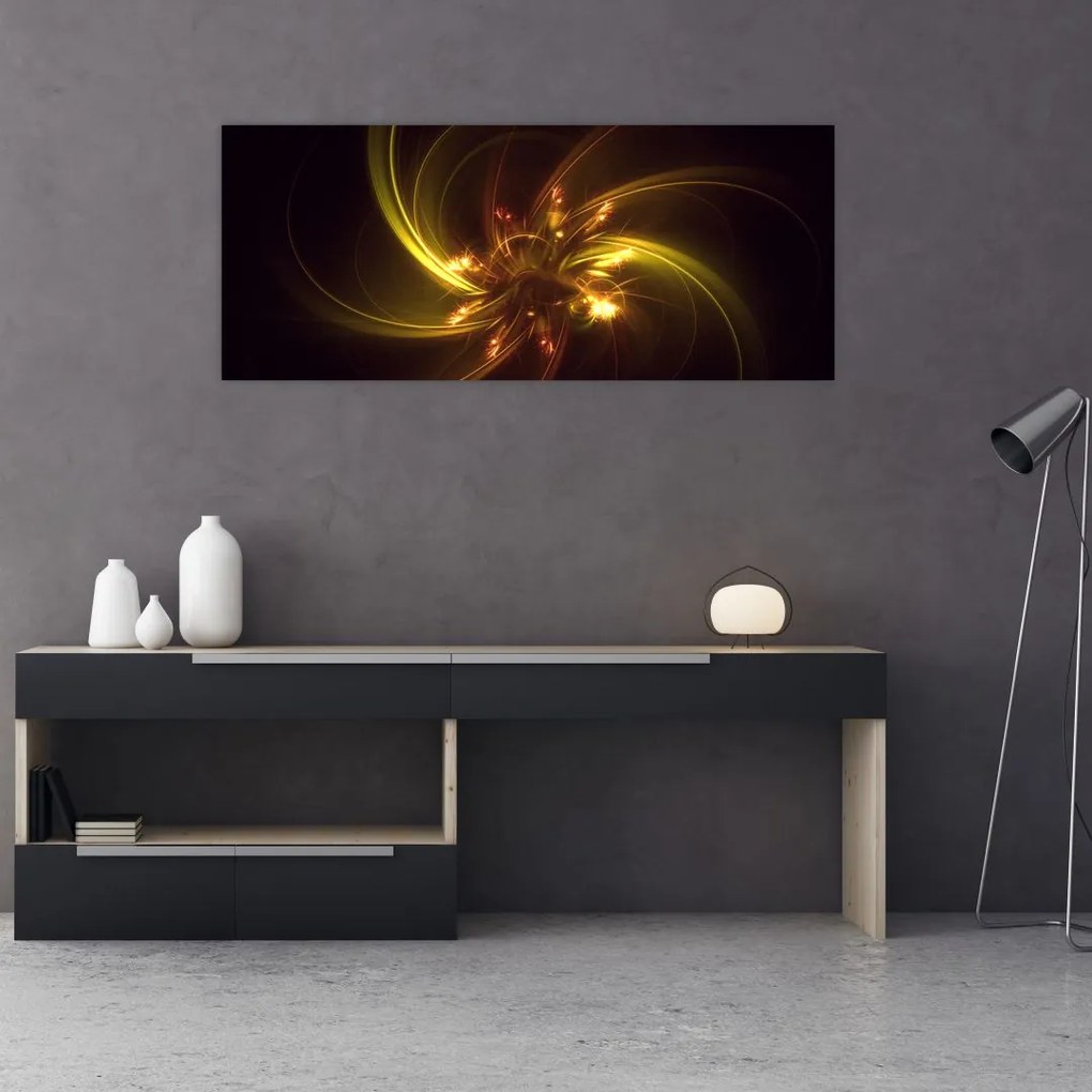 Tablou - abstracție cu elice (120x50 cm)