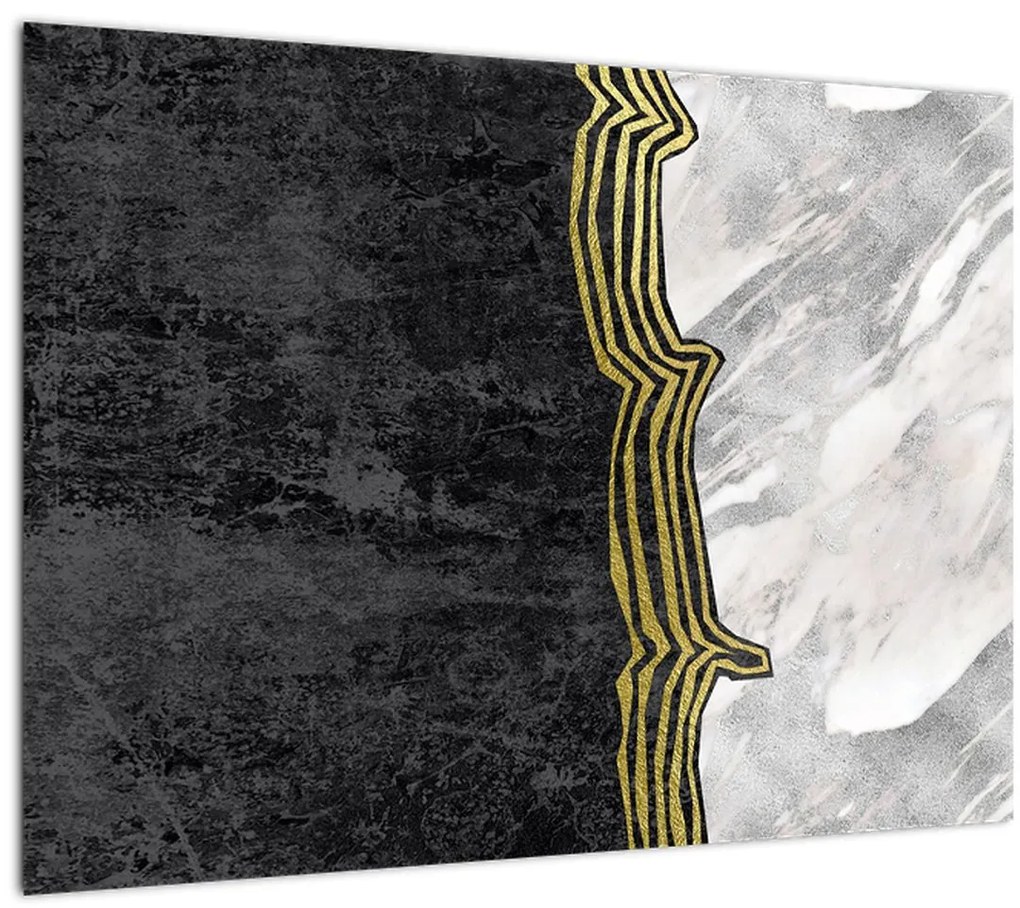 Tablou pe sticlă - Marmură (70x50 cm)