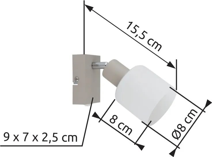 Aplica de perete stil minimalist TRENT