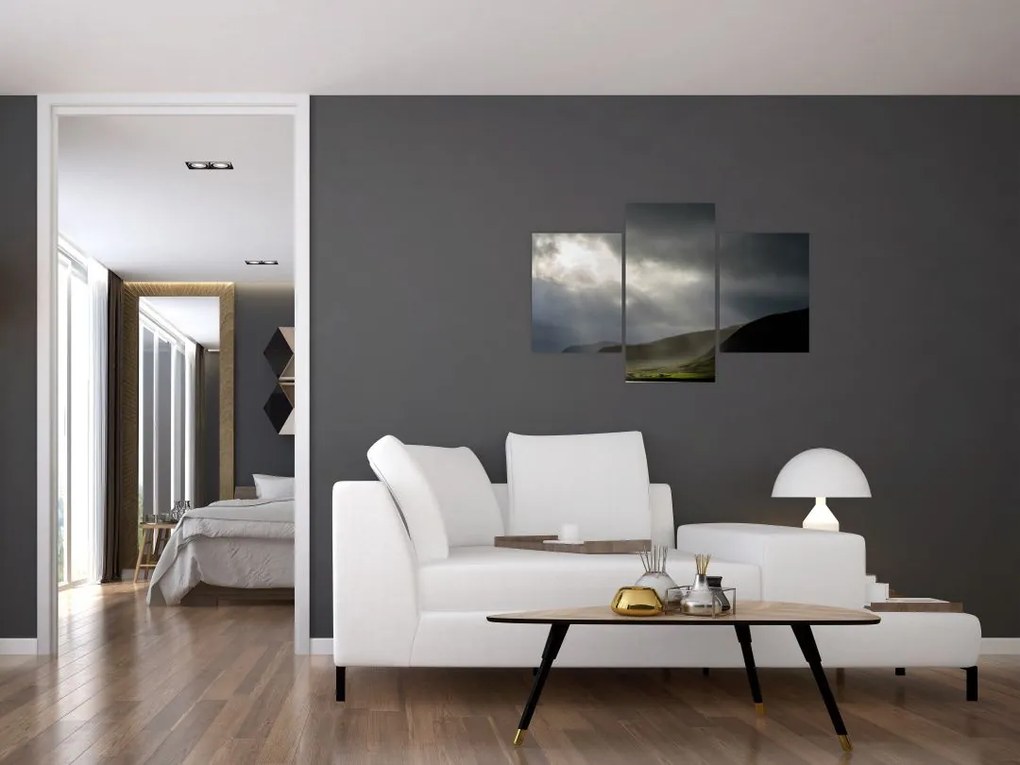 Tablou cu furtuna în apropiere (90x60 cm)