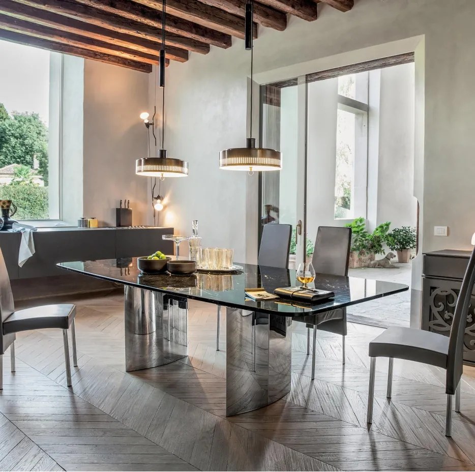 Masa eleganta design LUX Manhattan marmura 200x100cm