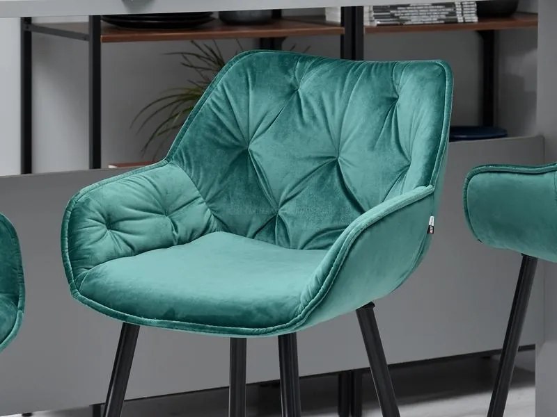 Scaun Lars (verde + negru). 1110720