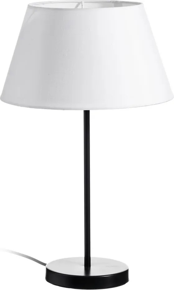 Veioza alb/negru Table Lamp White/Black Ø 30cm H 50cm | PRIMERA COLLECTION