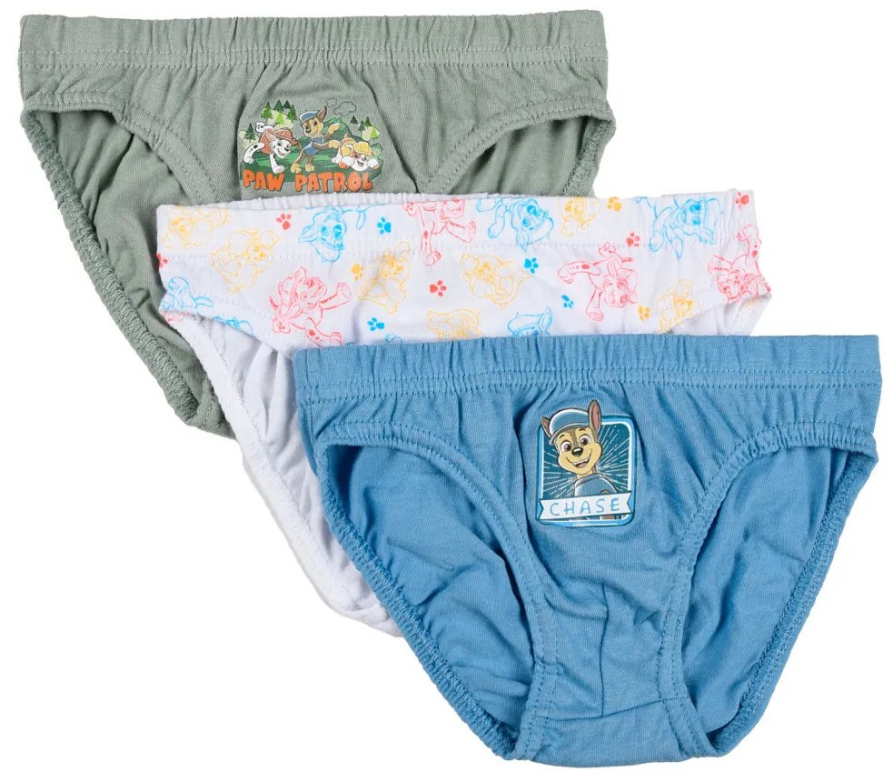 Patrula Cățelușilor Forest lenjerie de corp pentru copii, pantaloni 3 bucăți/pachet 5 - 6 ani / 110 - 116 cm