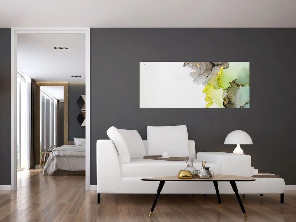 Tablou - Arta abstractă în cerneală (120x50 cm)