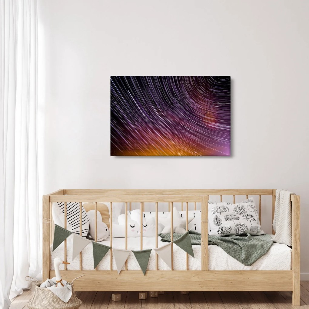 Tablou cu stele șterse pe cer (90x60 cm)