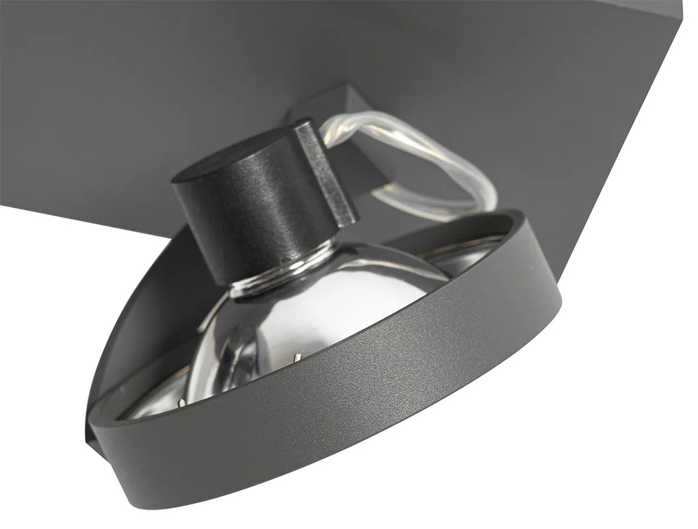 Proiector de design gri reglabil cu 2 lumini - Go