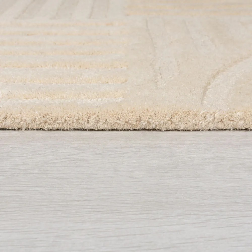 Covor bej din lână 200x290 cm Zen Garden – Flair Rugs