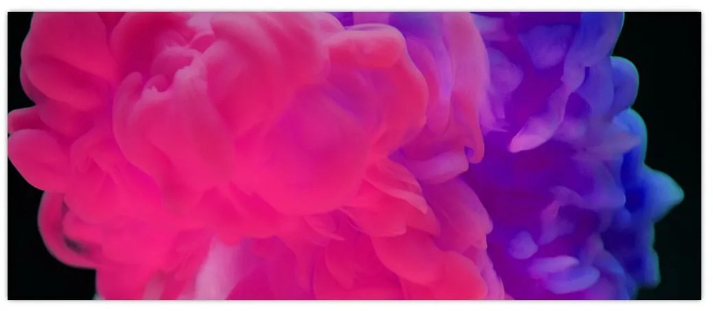Tablou cu fum colorat (120x50 cm)