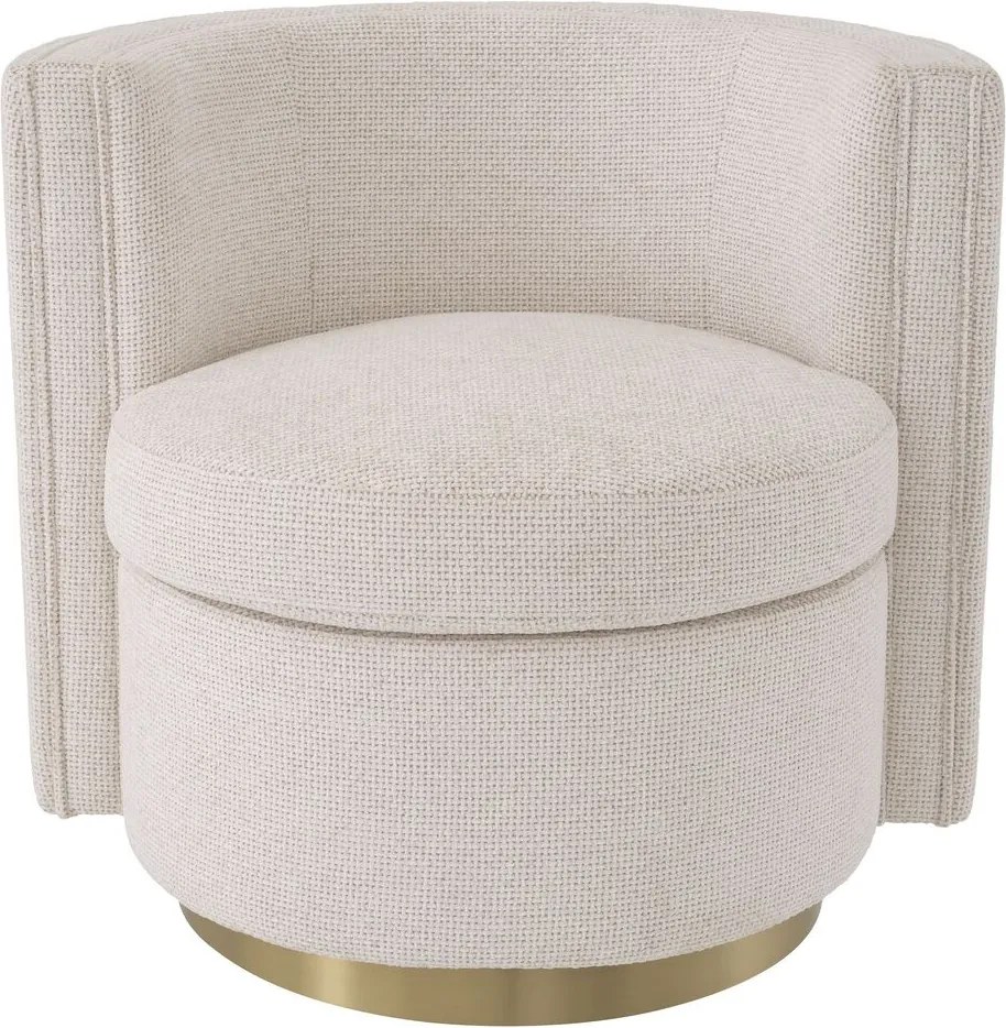 Fotoliu pivotant design elegant Amanda, lyssa off-white 115380 HZ