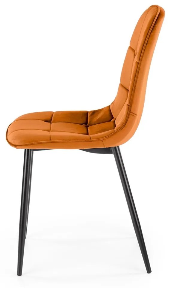 Scaun K417 velvet cinnamon