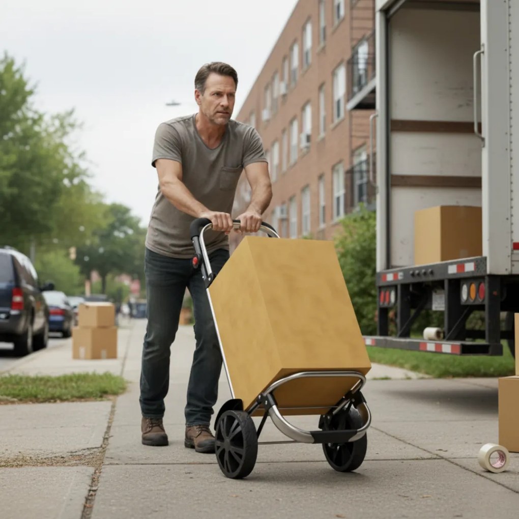 Geantă de cumpărături pe roți EASY, 50L, albastru Jurhan