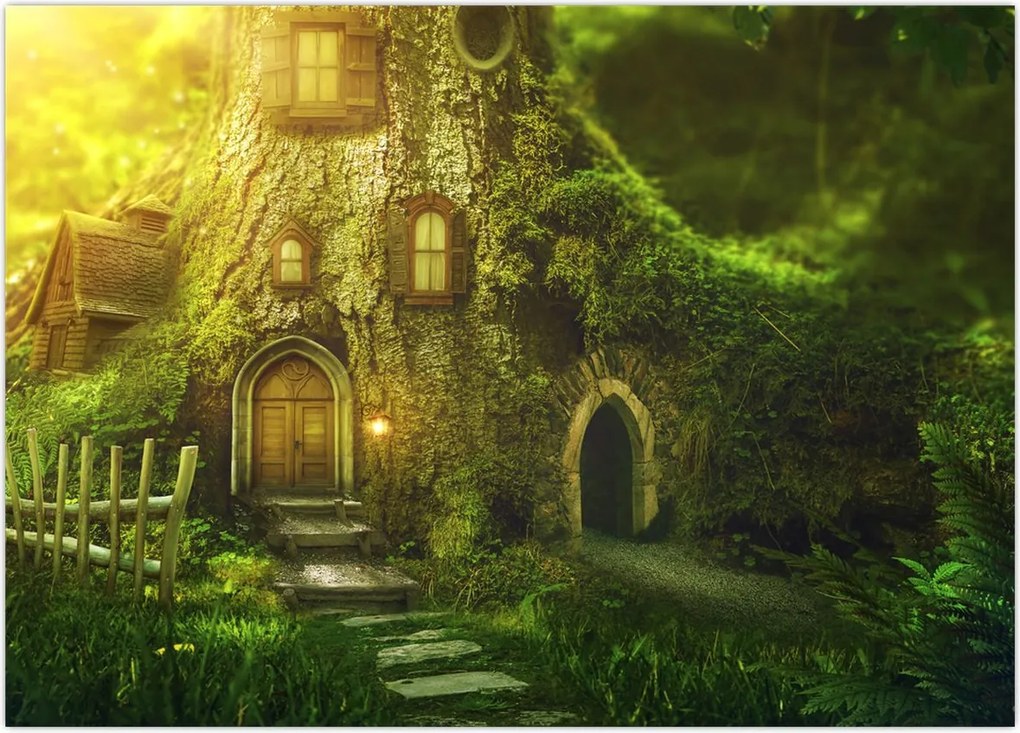 Tablou - Pădure de poveste (70x50 cm)