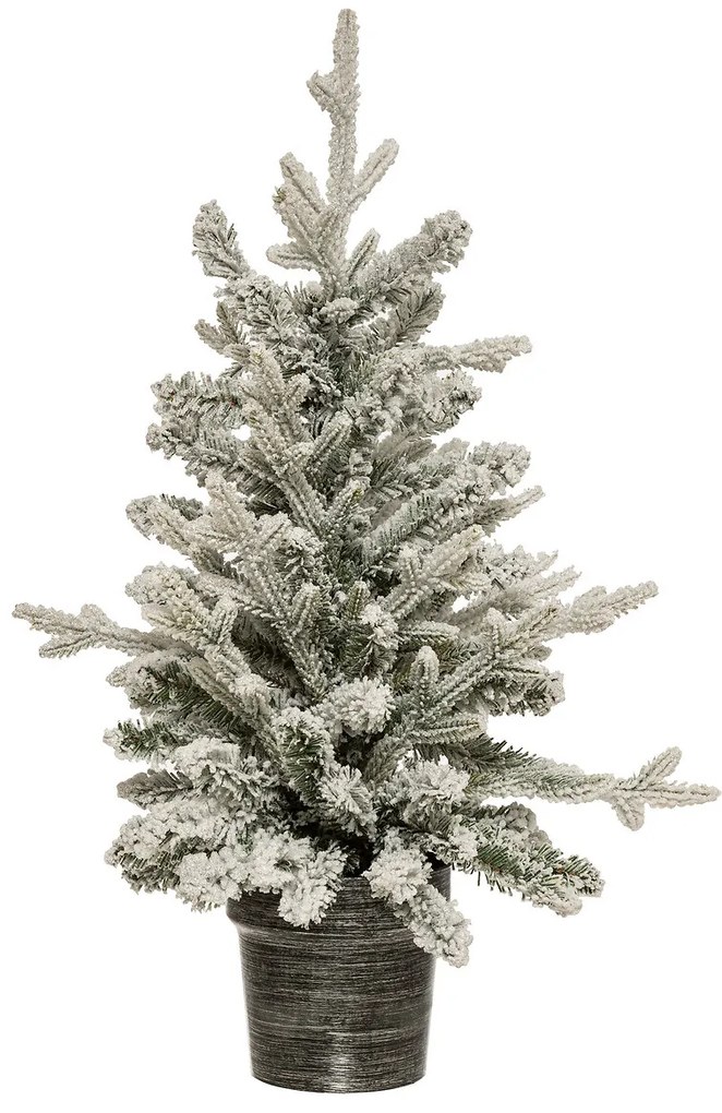 Brad artificial acoperit cu zapada, 70 cm