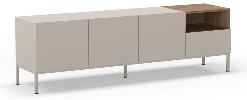 Comodă TV crem 180x55 cm Cailin – Marckeric