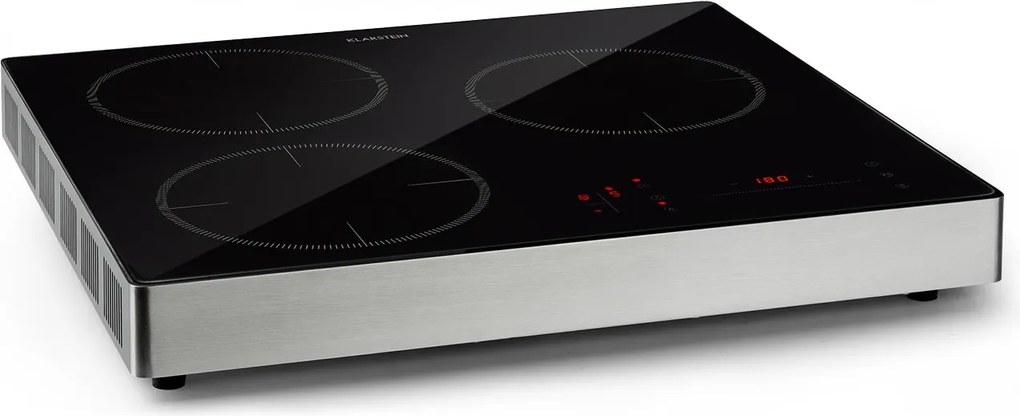 Klarstein TrinityCook, plită cu inducție, 3400 W, control tactil, sticlă