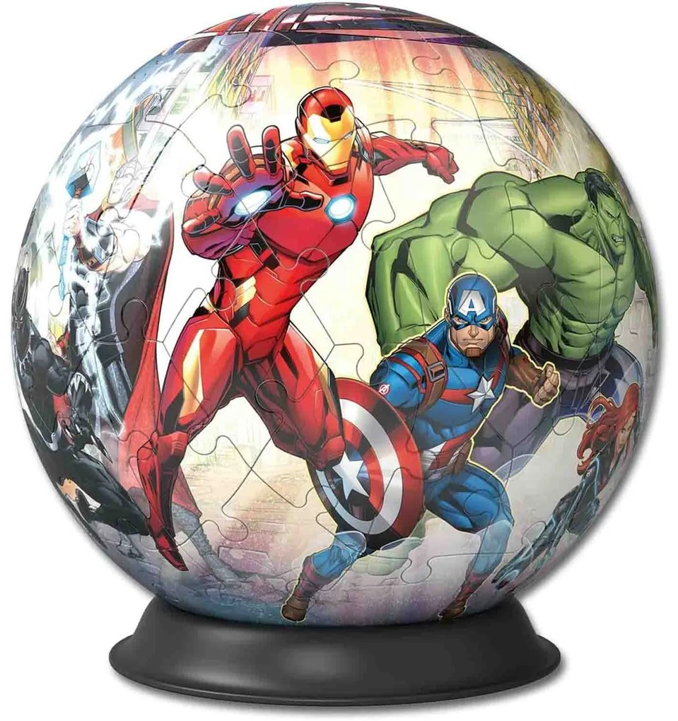 PUZZLE 3D AVENGERS, 72 PIESE - RAVENSBURGER (RVS3D11496)