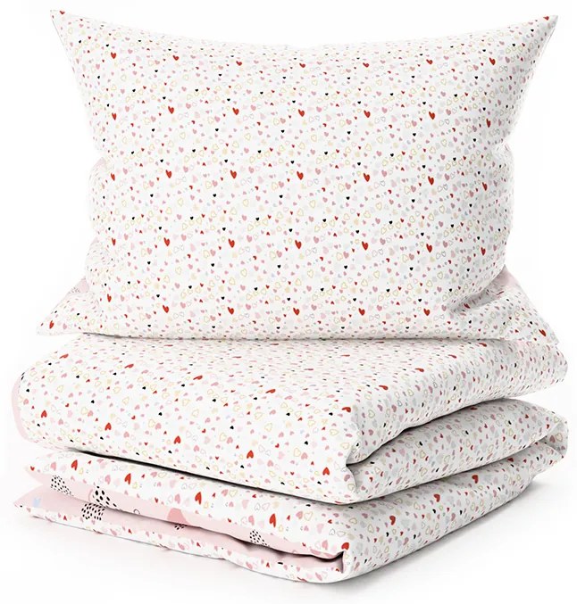 Lenjerie de pat din crepon pentru patut Renforce LOVITA roz Dimensiune lenjerie de pat: 45 x 65 cm | 90 x 140 cm