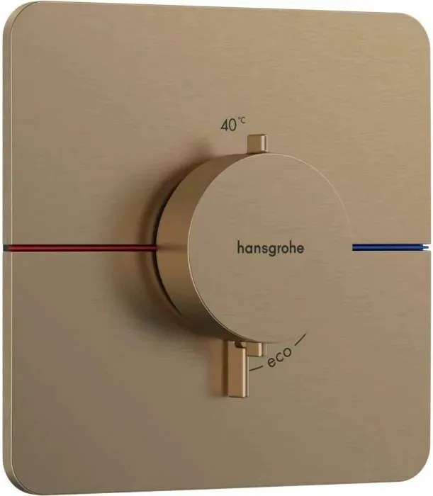 Baterie dus termostatata incastrata bronz periat Hansgrohe ShowerSelect Comfort Q
