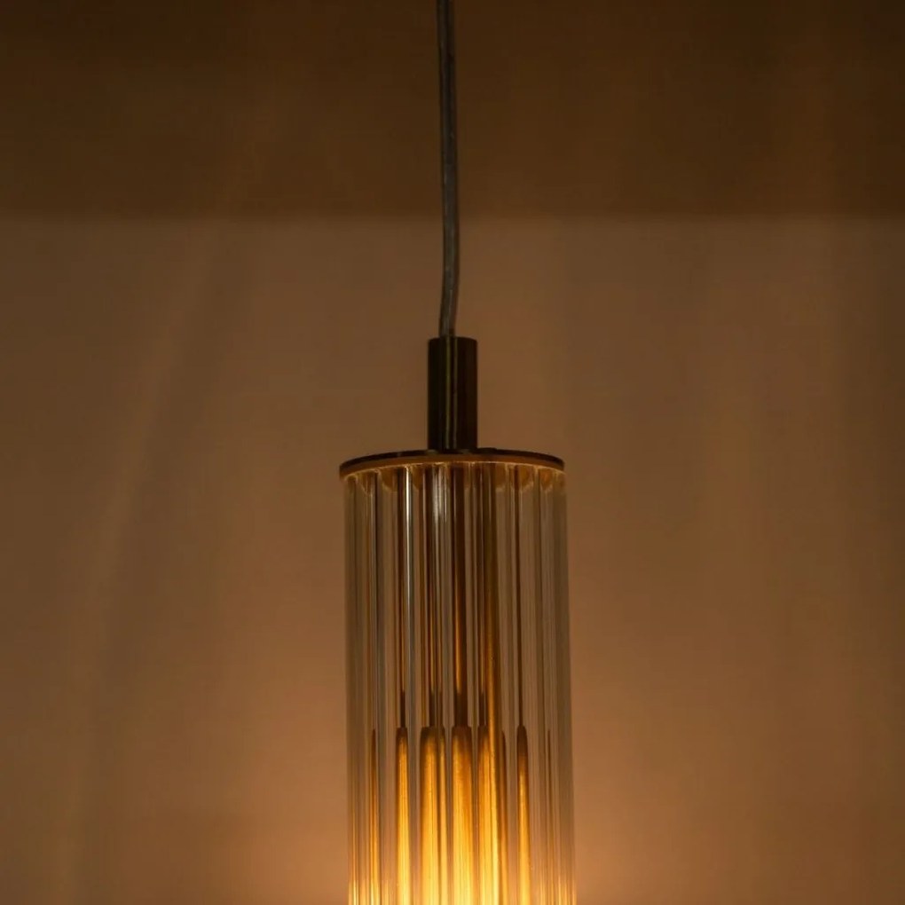Lustra, Pendul design modern ARIA alama periata