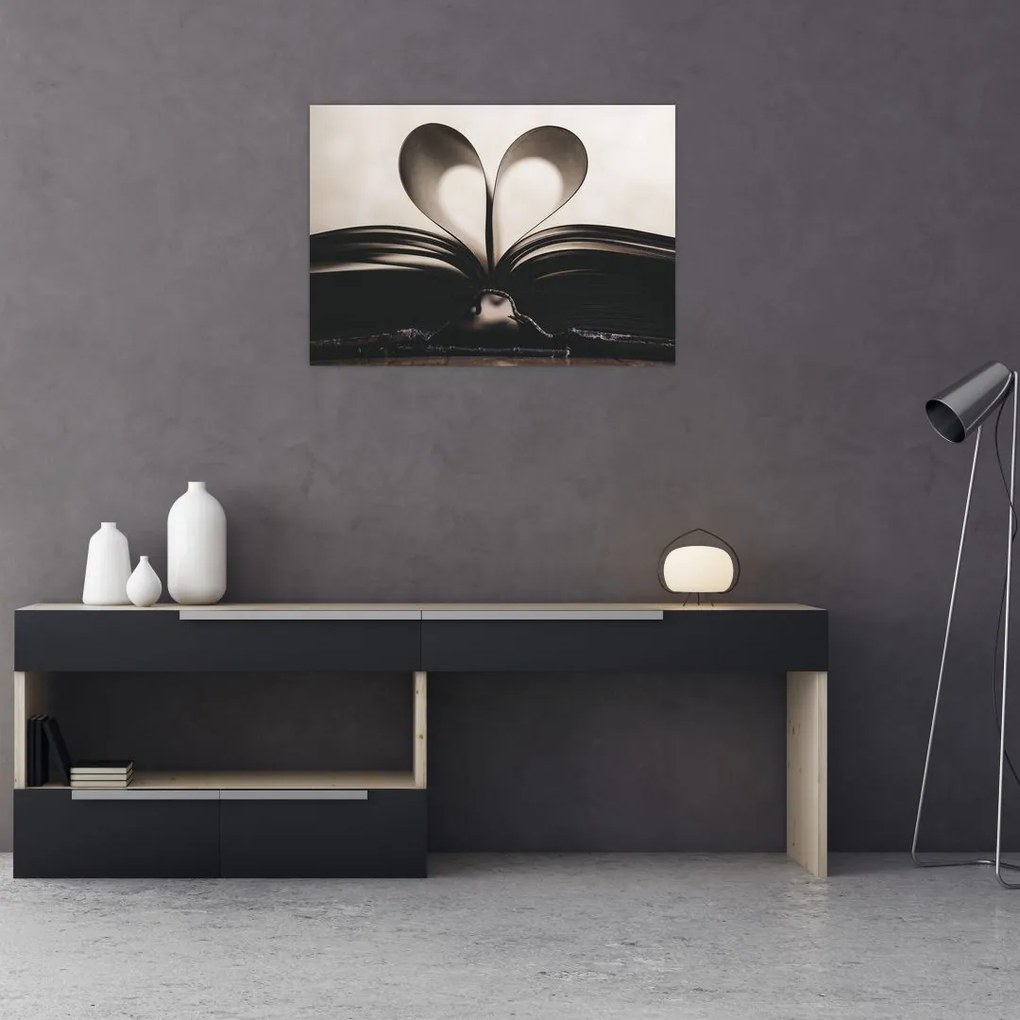 Tablou cu carte (70x50 cm)