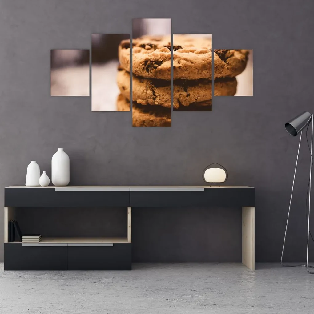 Tablou cu biscuiți cookies (125x70 cm), în 40 de alte dimensiuni noi