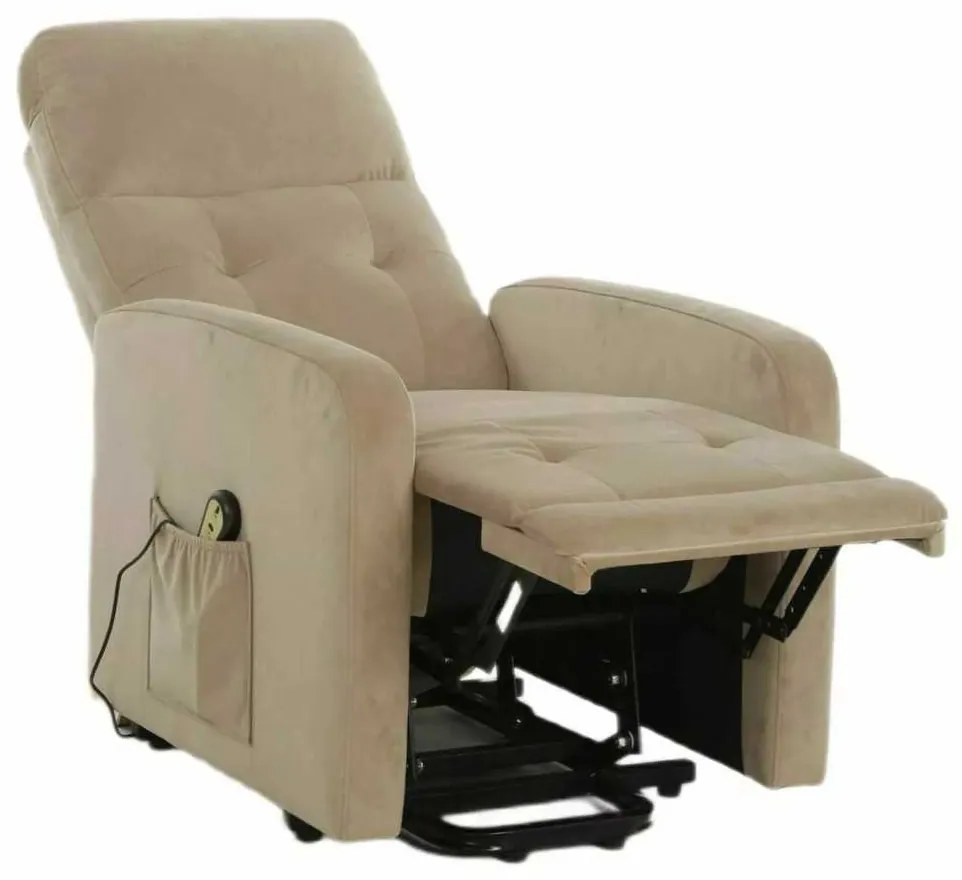 Scaun reclinabil Lennox II Velvet, bej